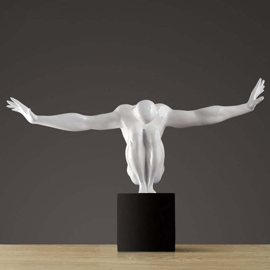 Armoire à vin de salon moderne et minimaliste avec œuvre d'art de maître de plongée