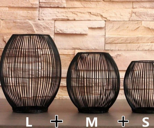 Cage à oiseaux méditerranéenne en fer forgé