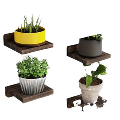 Wanddekoration aus Holz, Blumenständer, dekoratives Regal für Schlafzimmer