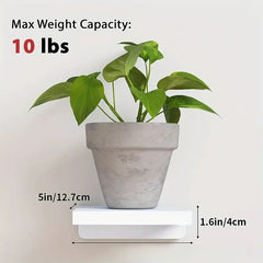 Wanddekoration aus Holz, Blumenständer, dekoratives Regal für Schlafzimmer