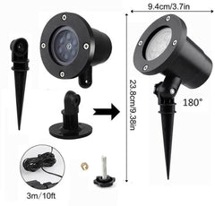 Weihnachten Projektor Lichter LED Laser Film Moving Outdoor Landschaft Bunte Lampe