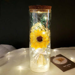 New Teacher's Day Gift Sunflower Bouquet Dried Flowers