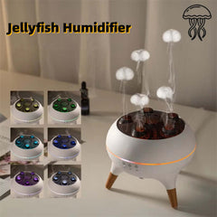 Humidificateur d'air à ultrasons intelligent pour méduses, atomisation poreuse à ultrasons, minuterie, télécommande, diffuseur d'arômes