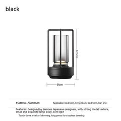 Lampe de chargement tactile LED lumière de camping en plein air