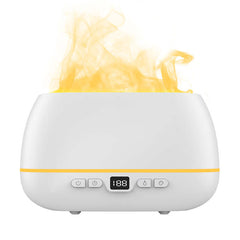 Starker Nebel Flammenbefeuchter Aroma Diffusor USB Flammenambiente Licht
