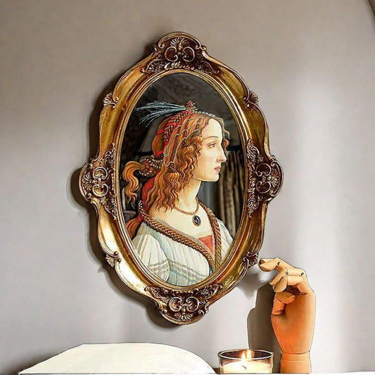 Dekoratives Gemälde im Retro-Stil aus Kunstharz.