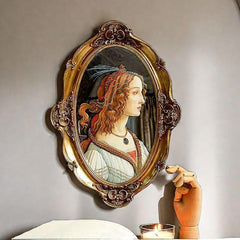 Dekoratives Gemälde im Retro-Stil aus Kunstharz.