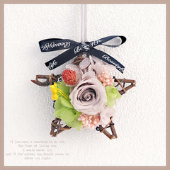 Konservierte Blumen DIY kreatives Auto