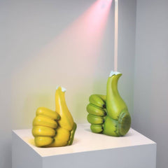 Kreatives Bananen-Daumen-hoch-Hand-Harz-Bastel-Ornament