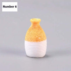 Emulational Kreative Vase Handwerk Geschenk Dekoration Micro Landschaft Ornamente Skala Modell