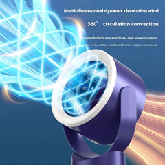 Schlafzimmer Küche Wand-montiert Mini Usb Lade Umwälzlüfter Lampe