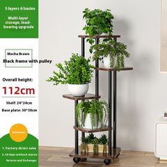 Eisen Blumenständer Indoor Home Wohnzimmer Bodenstehend