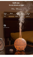 Planet Flame Crack Aromatherapie-Luftbefeuchter mit sieben Farben