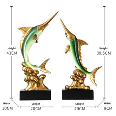 European Swordfish Decoration Creative Decorative Crafts