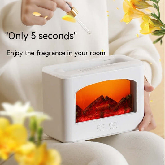 Desktop 3D Kamin Simulation Flamme Aroma Diffusor Haushalt Hotel Usb Luftbefeuchter
