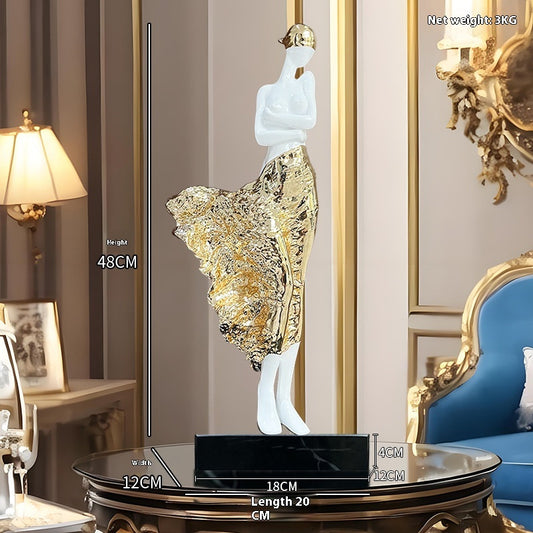 Light Luxury Beauty Characters Sculptured Ornaments