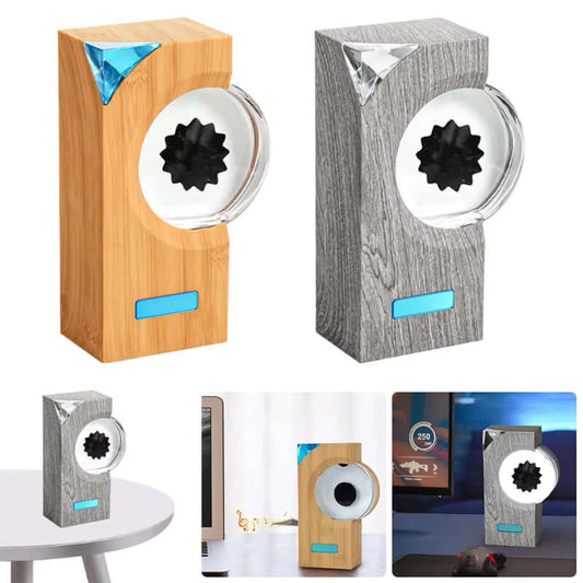 Tanzendes Ferrofluid mit Musikrhythmus, magnetischer Flüssigkeitslautsprecher, kreatives Ferrofluid-Schreibtischspielzeug, Magnet, Flüssigkeitsspielzeug, Wohnkultur