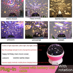 Atmosphere Decorative Lamp Layout Colorful Rotating Stage Light