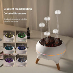 Humidificateur d'air à ultrasons intelligent pour méduses, atomisation poreuse à ultrasons, minuterie, télécommande, diffuseur d'arômes