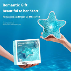 Starfish Projection Lamp Water Ripple Small Night Lamp Bedroom