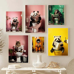 Tier-Wandmalerei, dekorative HD-Airbrush-Malerei