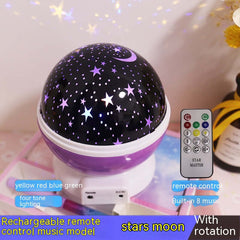 Atmosphere Decorative Lamp Layout Colorful Rotating Stage Light