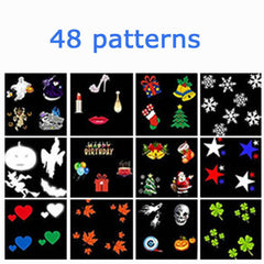 Weihnachten Projektor Lichter LED Laser Film Moving Outdoor Landschaft Bunte Lampe