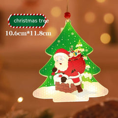 Bar Atmosphere Christmas Interior Decorations Colored Lights