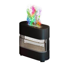 New Products Rain Could Fire Humidifier Water Drip Novedades 2024 Rain Water Diffuser Fire Flame Humidifier Aroma Diffuser