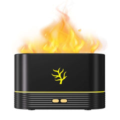 Flamme Luftbefeuchter USB Smart Timing LED Elektrische Aroma Diffusor Simulation Feuer Nacht Lampe Wohnkultur