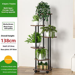 Eisen Blumenständer Indoor Home Wohnzimmer Bodenstehend