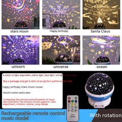 Atmosphere Decorative Lamp Layout Colorful Rotating Stage Light