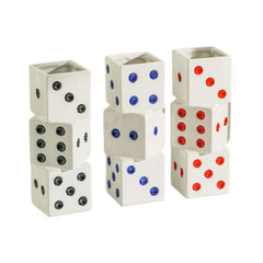 Kreative Keramik-Würfelvase, Dekoration