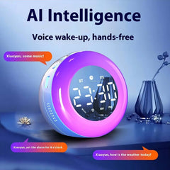 Intelligenter Bluetooth-Wecker mit Audio-KI-Sprachassistent