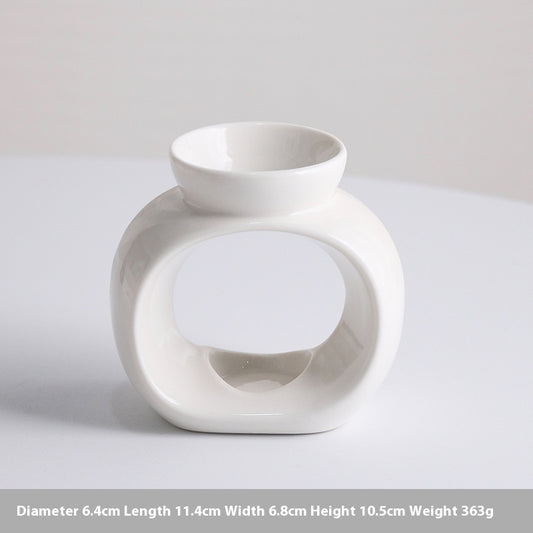 Indoor Retro Domestic Anti-dry Burning Ceramic Aromatherapy Stove Ornaments