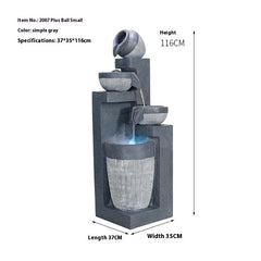 Zimmerbrunnen Wasserdekoration Wohnzimmer Luftbefeuchter Dekoration