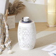 RUBY 12 SIDE TABLE - WHITE