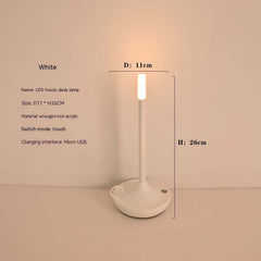 Outdoor Camping Rechargeable Touch Decorative Table Lamp