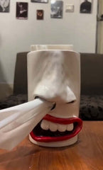 Lustige Nasen-Taschentuchbox, Schreibtisch-Dekoration, Kunstharz, Basteln