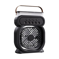 3-in-1-tragbare Klimaanlage, Verdunstungsluftkühler, LED-Nachtlichter, 3 Geschwindigkeiten, Luftbefeuchter, Ventilator für das Home Office