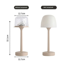 Tischlampe mit hoher Wasserwellenatmosphäre