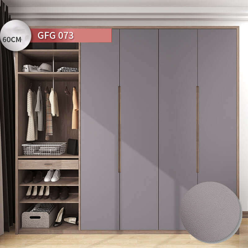 Wardrobe Door Moisture-proof Stickers Self-adhesive Thickened Waterproof Wallpaper