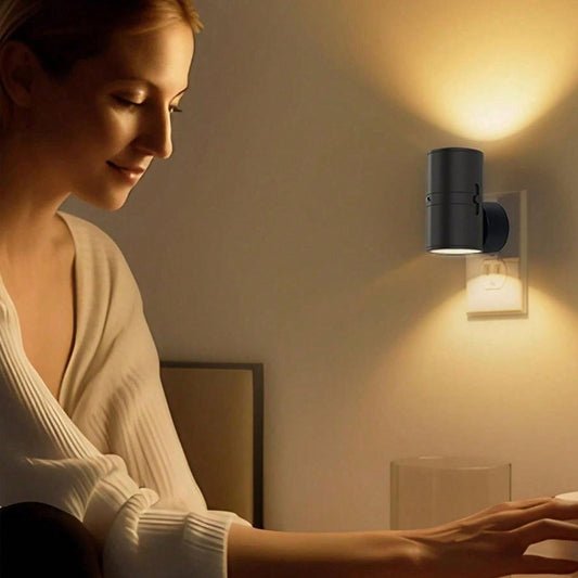 Lampe de nuit LED murale à luminosité réglable, douce, pour cuisine, couloir, chambre à coucher, escaliers, petite