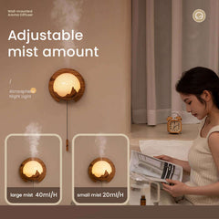 150ml Wall-mounted Aroma Diffuser Night Light Home Diffuser Mute Intelligent Humidifier With Remote Control