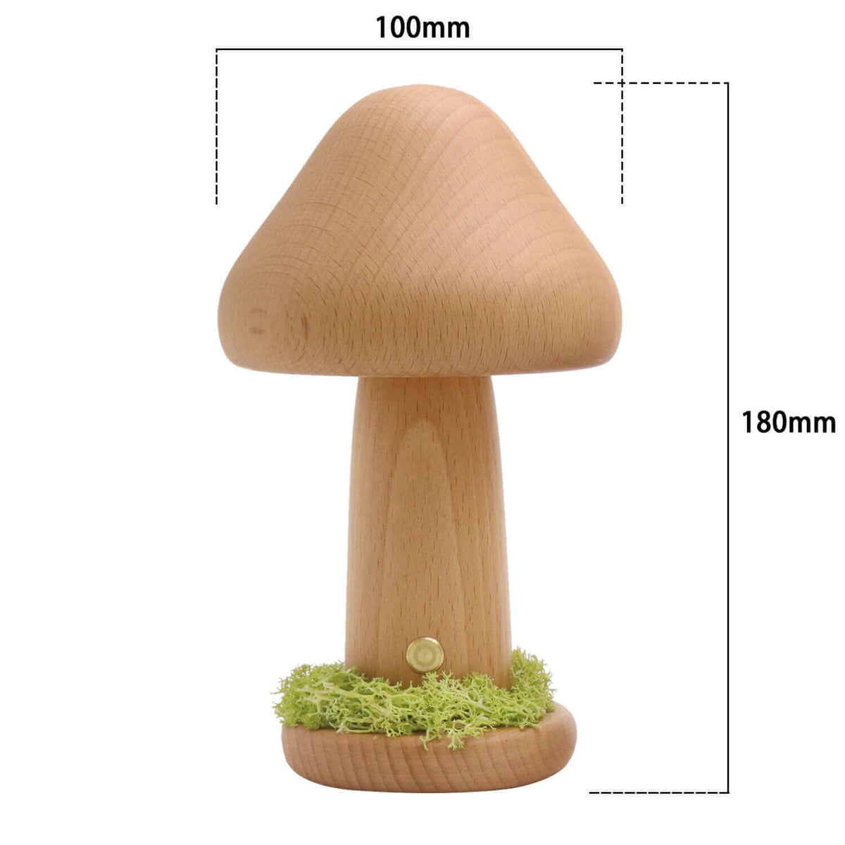 Twisted Mushroom Nacht warmes Licht Touch Schlafzimmer Bettkopf Nachtlicht Buchenholz LED USB dekorative Atmosphäre Lampen Home Decor