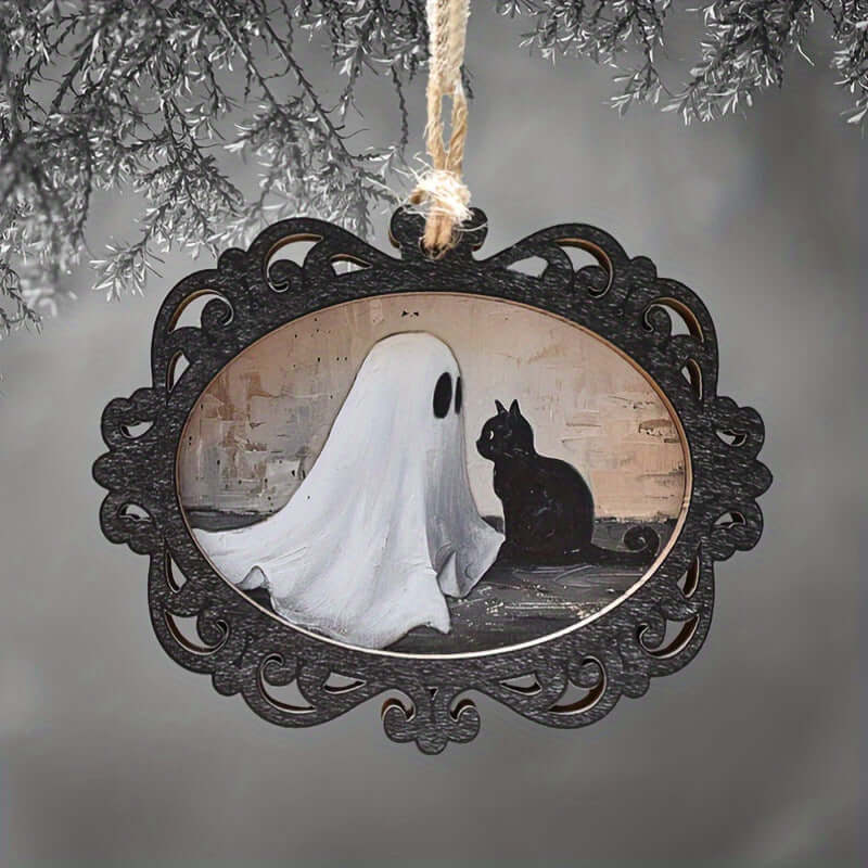 Pendentif créatif de portrait de fantôme d'Halloween de style européen pour les décorations d'Halloween