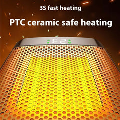 Fan Heater 3D Dynamic Flame Bathroom Home Heater 1500W Portable Household ECO Electric Heater PTC Fast Heating Shake Head Warmer