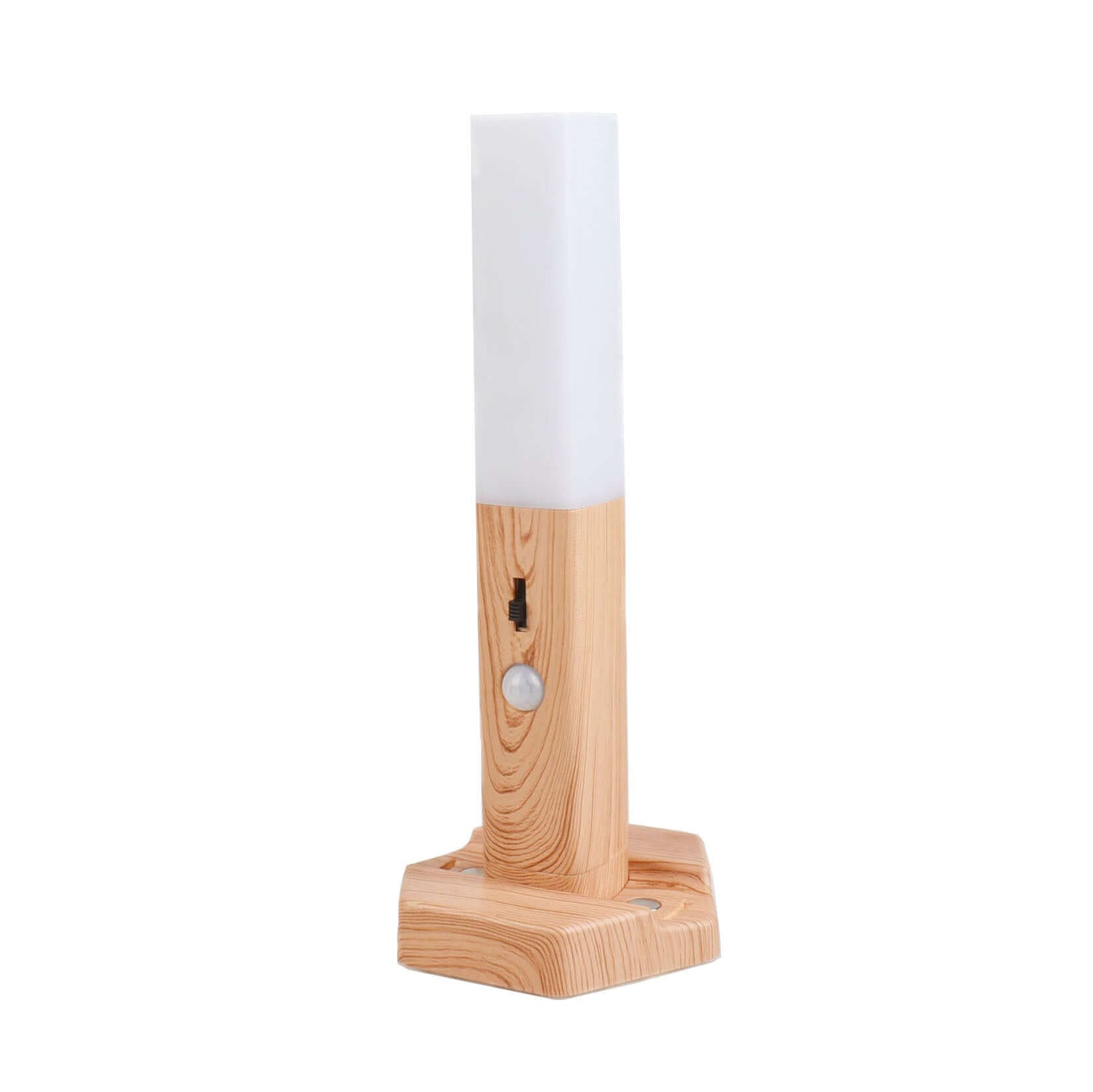 Lampe de nuit en bois pour maison intelligente, petite lampe LED à Induction