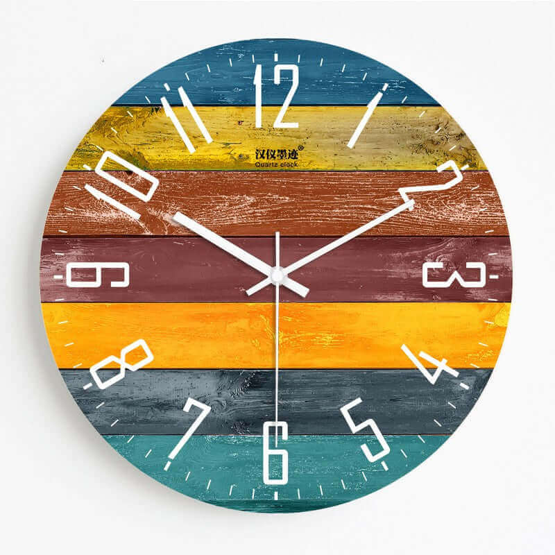 Simple Living Room Wall Clock Creative Mute Household Decorative Quartz Clock