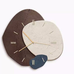 Horloge murale sans perforation pour table à manger de style chinois